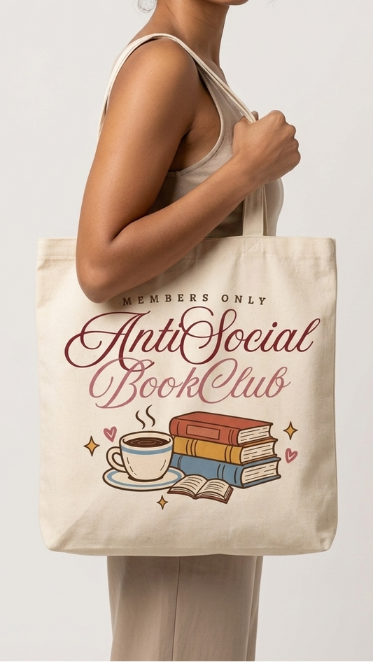 Totebag Anti Social Book Club
