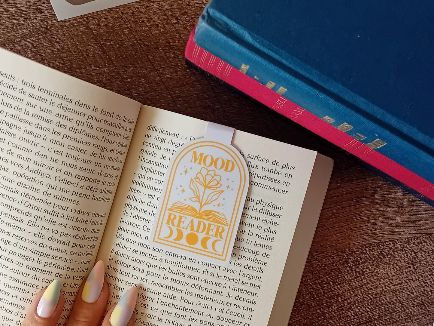 Marcapáginas magnético · Mood Reader