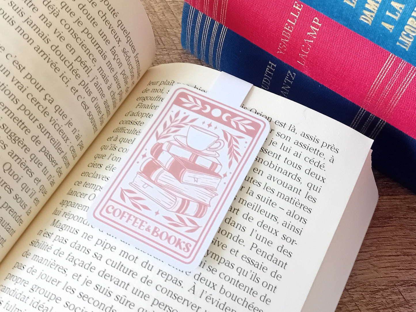 Marcapáginas magnético · Bookish Coffee