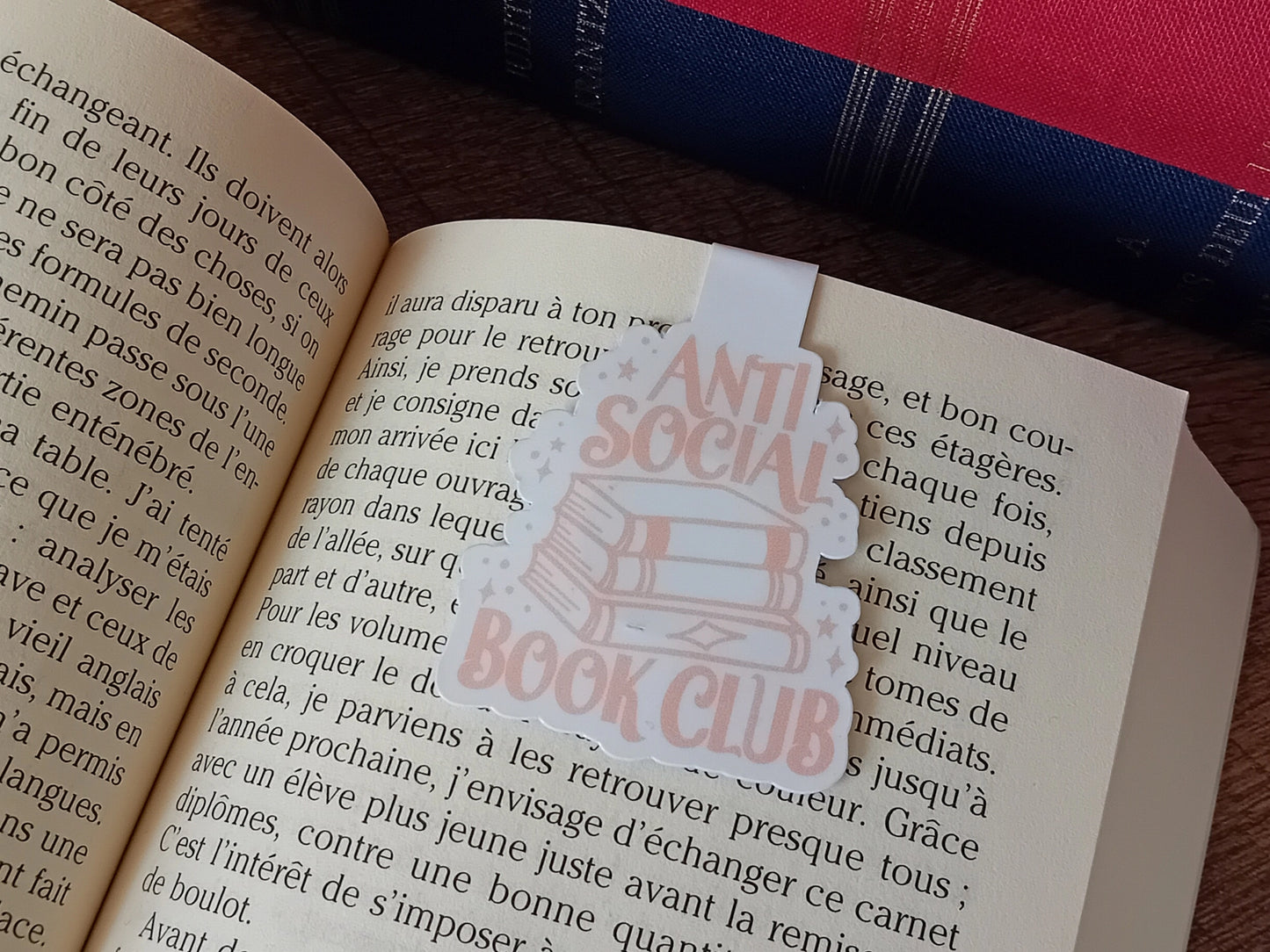 Marcapáginas magnético · Anti Social Book Club