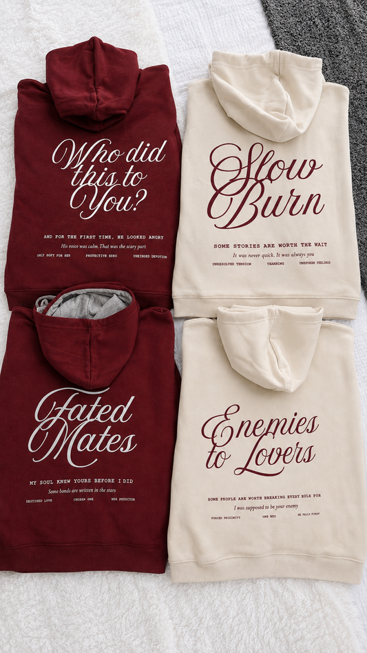 Sudaderas Romance Tropes / BAJO DEMANDA