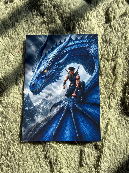 Print literario Xaden y Sgaeyl · Saga Empíreo