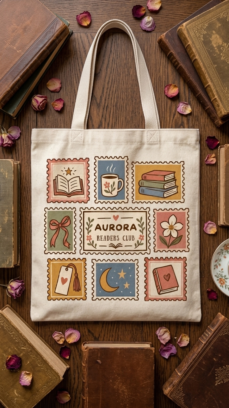 Totebag Aurora Readers Club