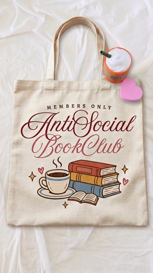 Totebag Anti Social Book Club