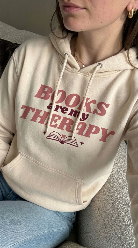 Sudadera Books Are My Therapy