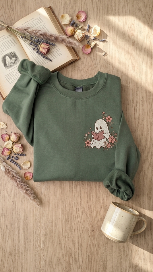 Sudadera Bookish Ghost