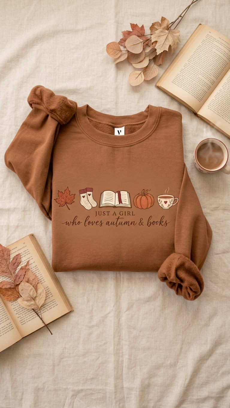 Sudadera Autumn & Books