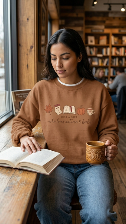 Sudadera Autumn & Books
