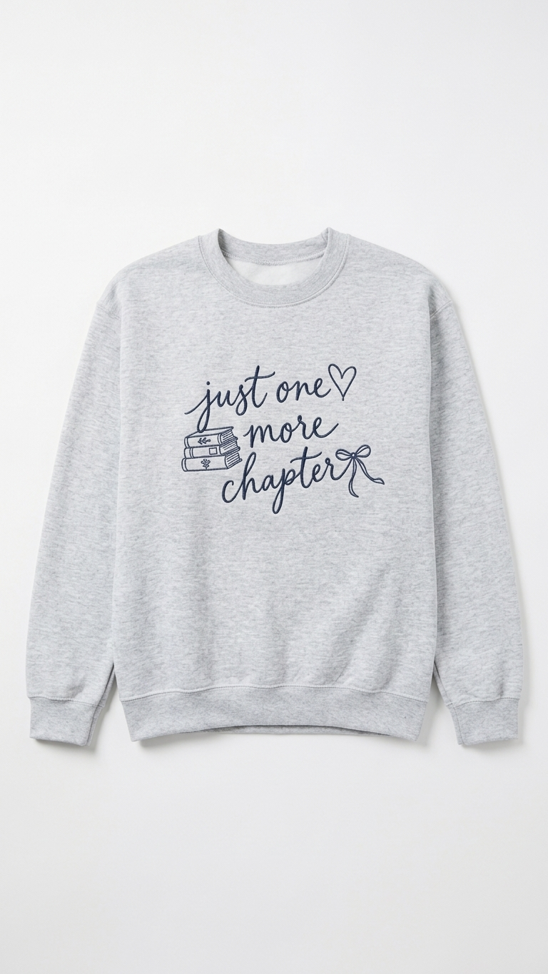 Sudadera Just One More Chapter