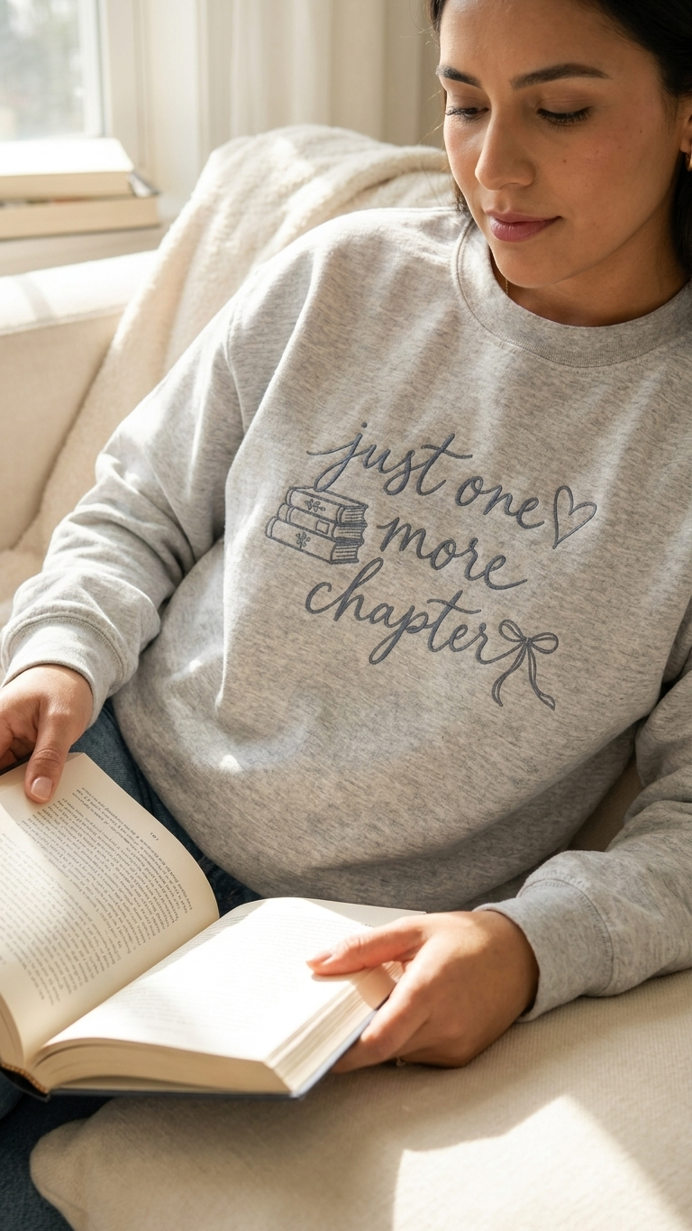 Sudadera Just One More Chapter